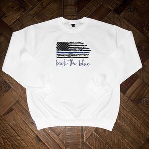 'Back the Blue' Unisex Sweatshirt